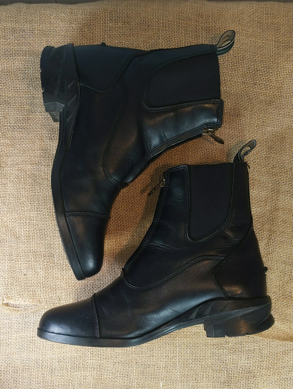 Ariat Heritage IV Zip Waterproof Women's Leather Paddock Boots Sz 7.5, Black - Picture 6 of 8